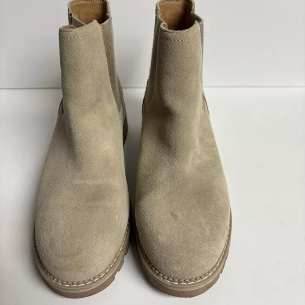 Crown Vintage Women’s Karina, Taupe Chelsea Boots, Size 11 W - Picture 3 of 6